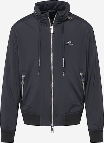 ARMANI EXCHANGE Between-Season Jacket 'Tessuto' in Black: front