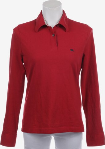 BURBERRY Button Up Shirt in L in Red: front
