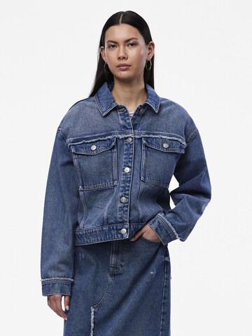 PIECES Jacke 'Alfi' in Blau: Vorderseite