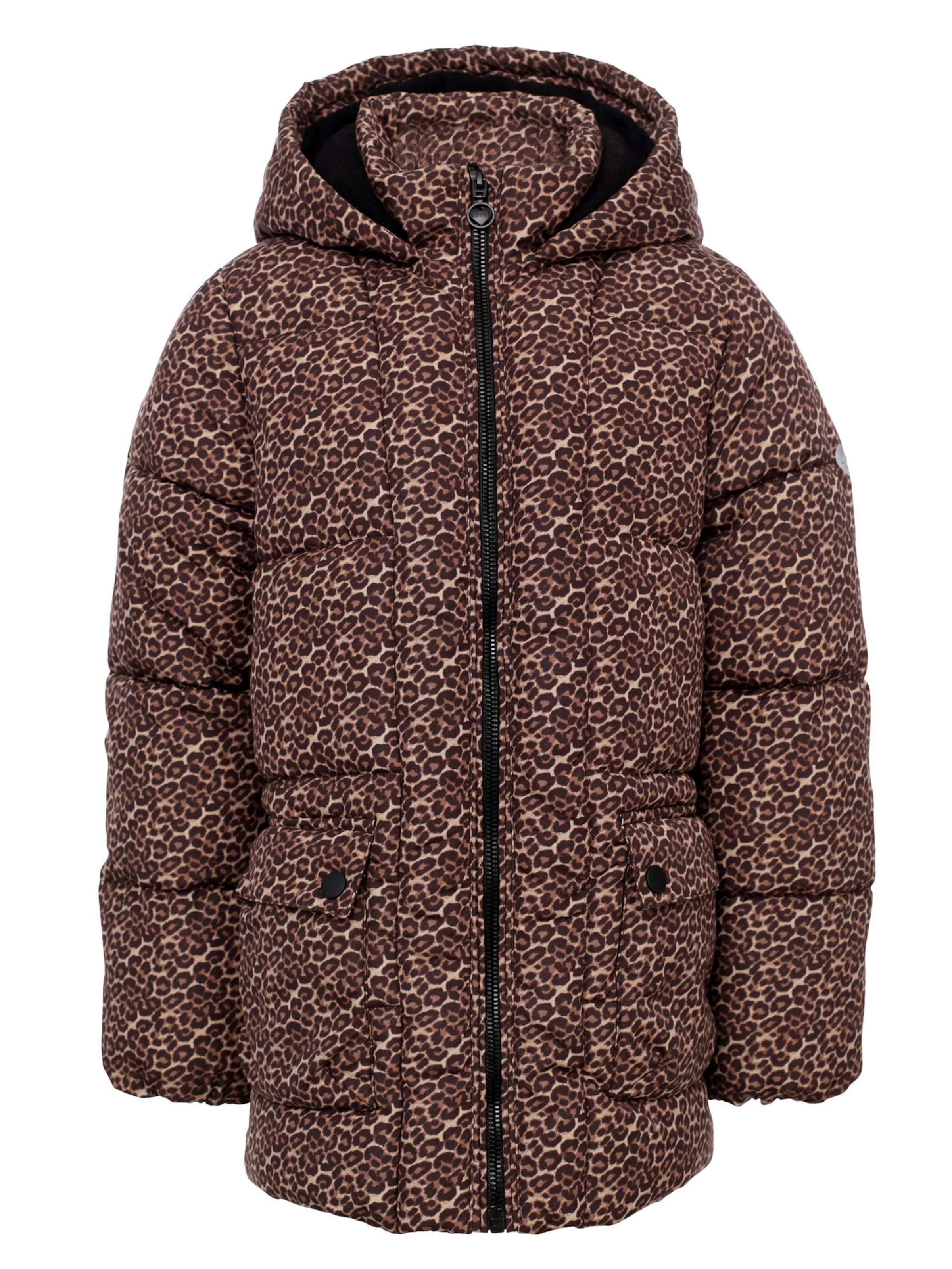 Looxs Revolution Winterjas in Bruin: voorkant