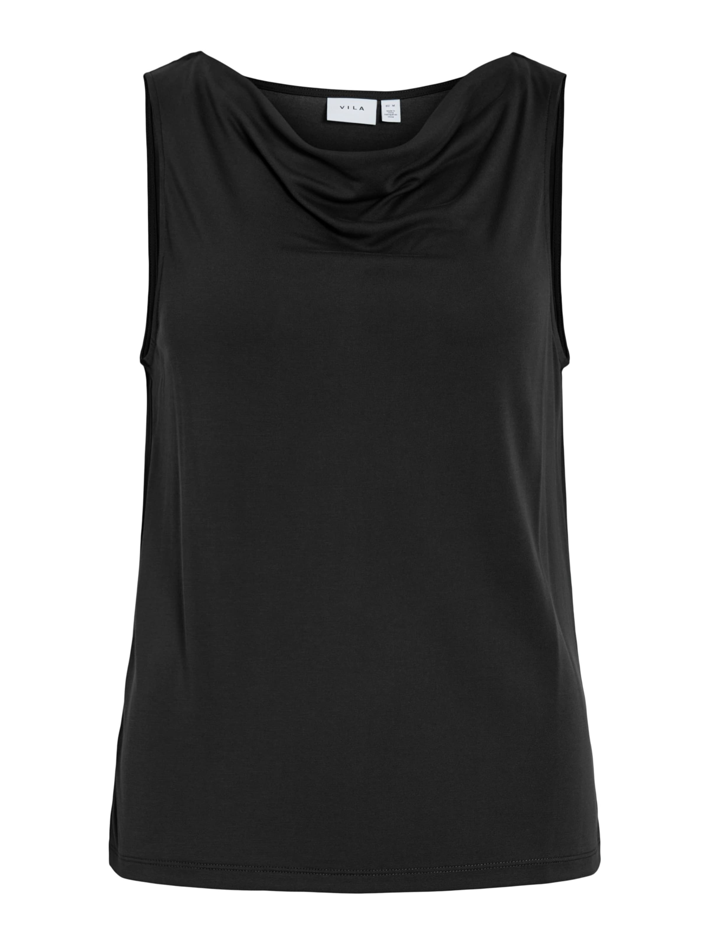 VILA Toppi 'VIMODALA' värissä musta: etupuoli