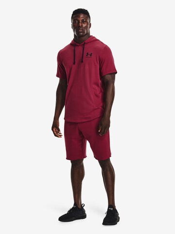 UNDER ARMOUR Regular Sportbroek 'Rival' in Rood