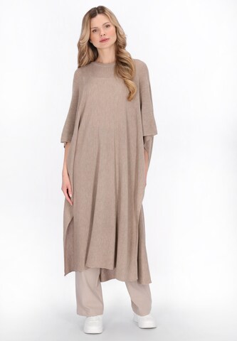 usha WHITE LABEL Cape 'Minimalistic' in Grey
