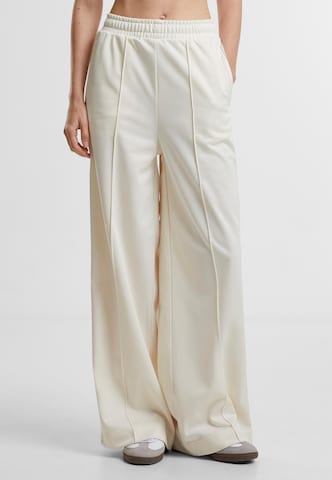 Wide Leg Pantalon Urban Classics en beige : devant
