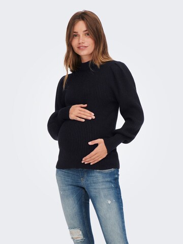 Only Maternity Pullover 'Katia' i sort: forside