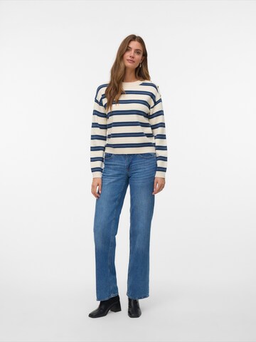 VERO MODA Пуловер 'VMGOLD' в бежово