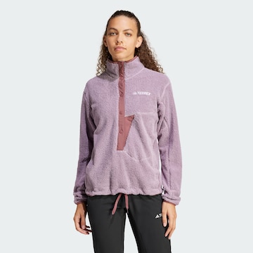 ADIDAS TERREX Sportief sweatshirt 'XPLORIC' in Lila: voorkant