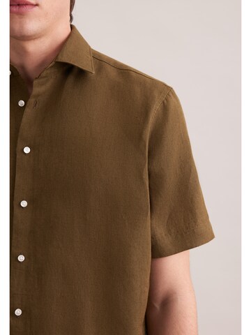 Coupe regular Chemise SEIDENSTICKER en vert