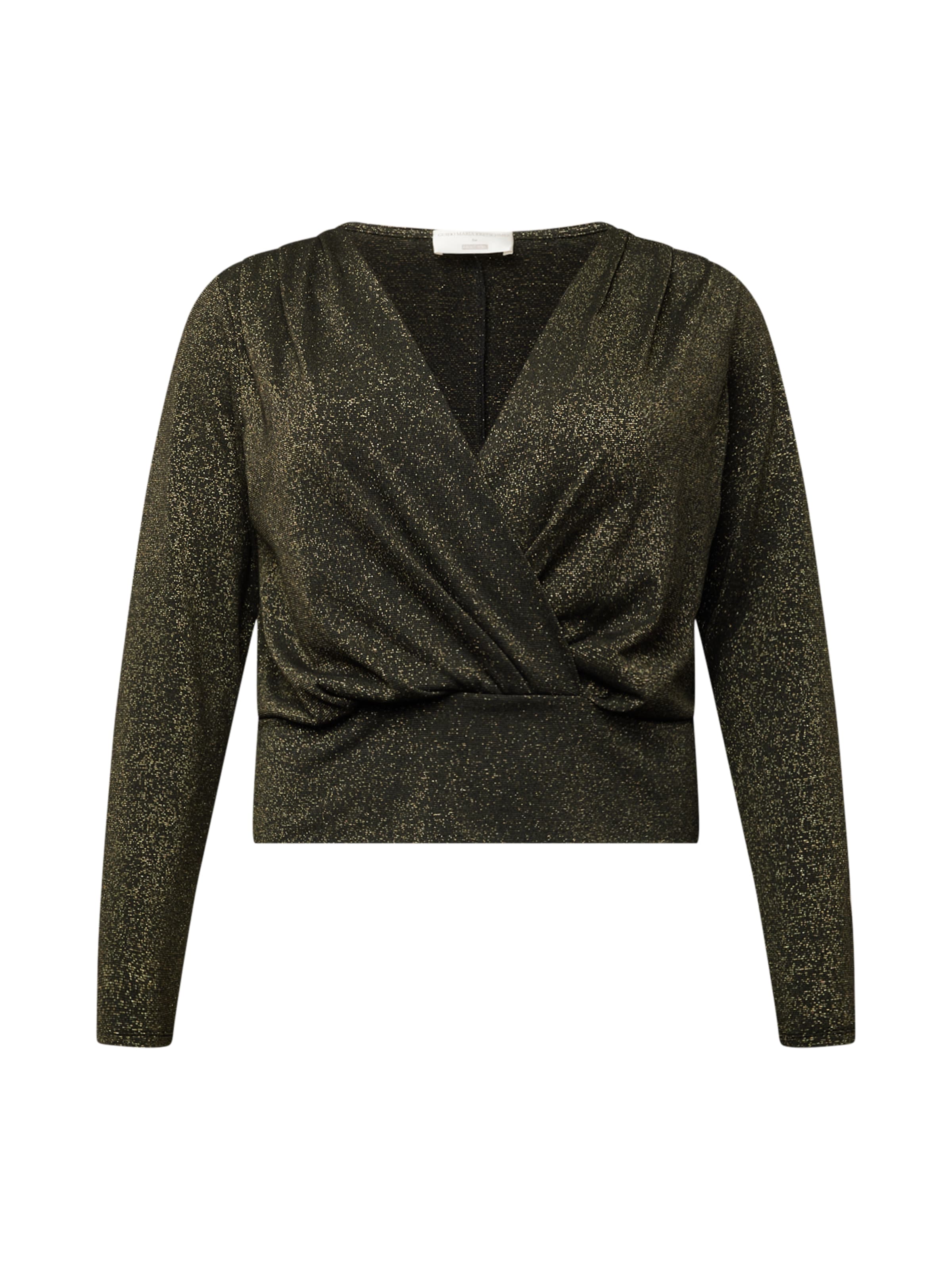 Guido Maria Kretschmer Curvy Μπλούζα 'Caro' σε χρυσό: μπροστά