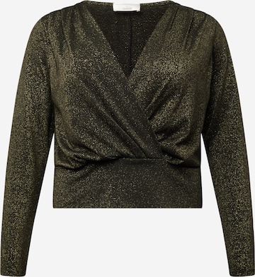 Guido Maria Kretschmer Curvy - Blusa 'Caro' en oro: frente