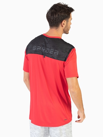 Spyder Functioneel shirt in Rood