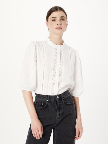 SISTERS POINT Blouse 'IPOA' in White: front