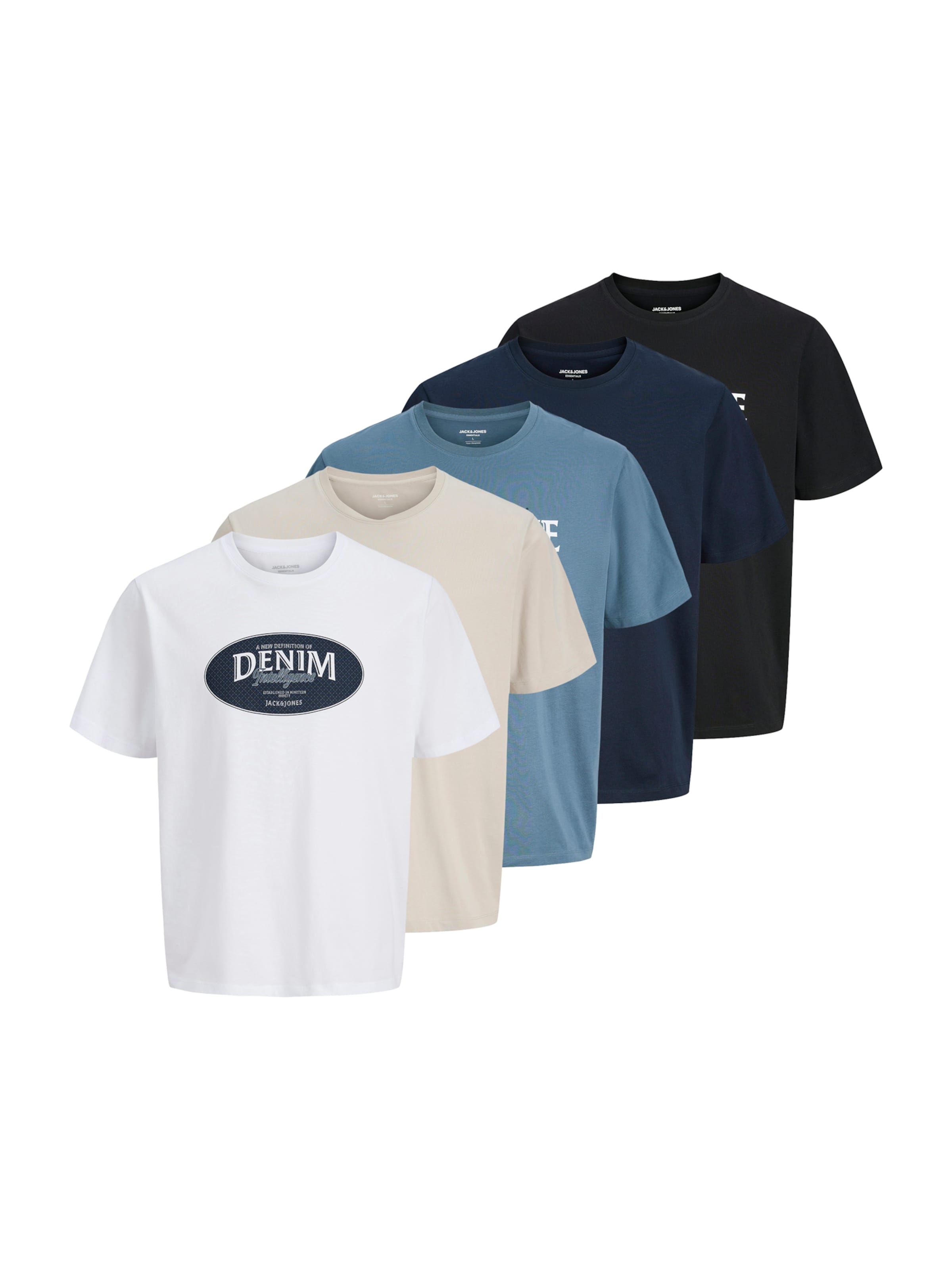 JACK & JONES Shirt 'JJEDOVER' in Beige: front