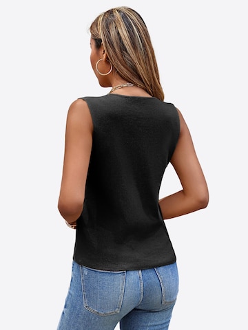 Imily Bela Вязаная жилетка в Черный: сзади