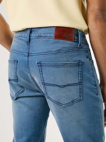Coupe slim Jean 'Standley' Pepe Jeans en bleu