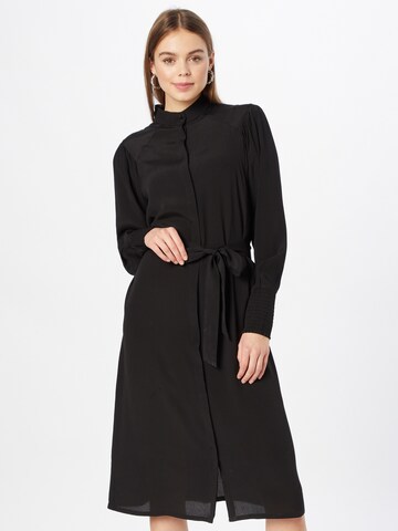 BRUUNS BAZAAR Shirt Dress 'Lilli' in Black: front