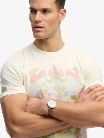 T-Shirt Superdry & Co en beige