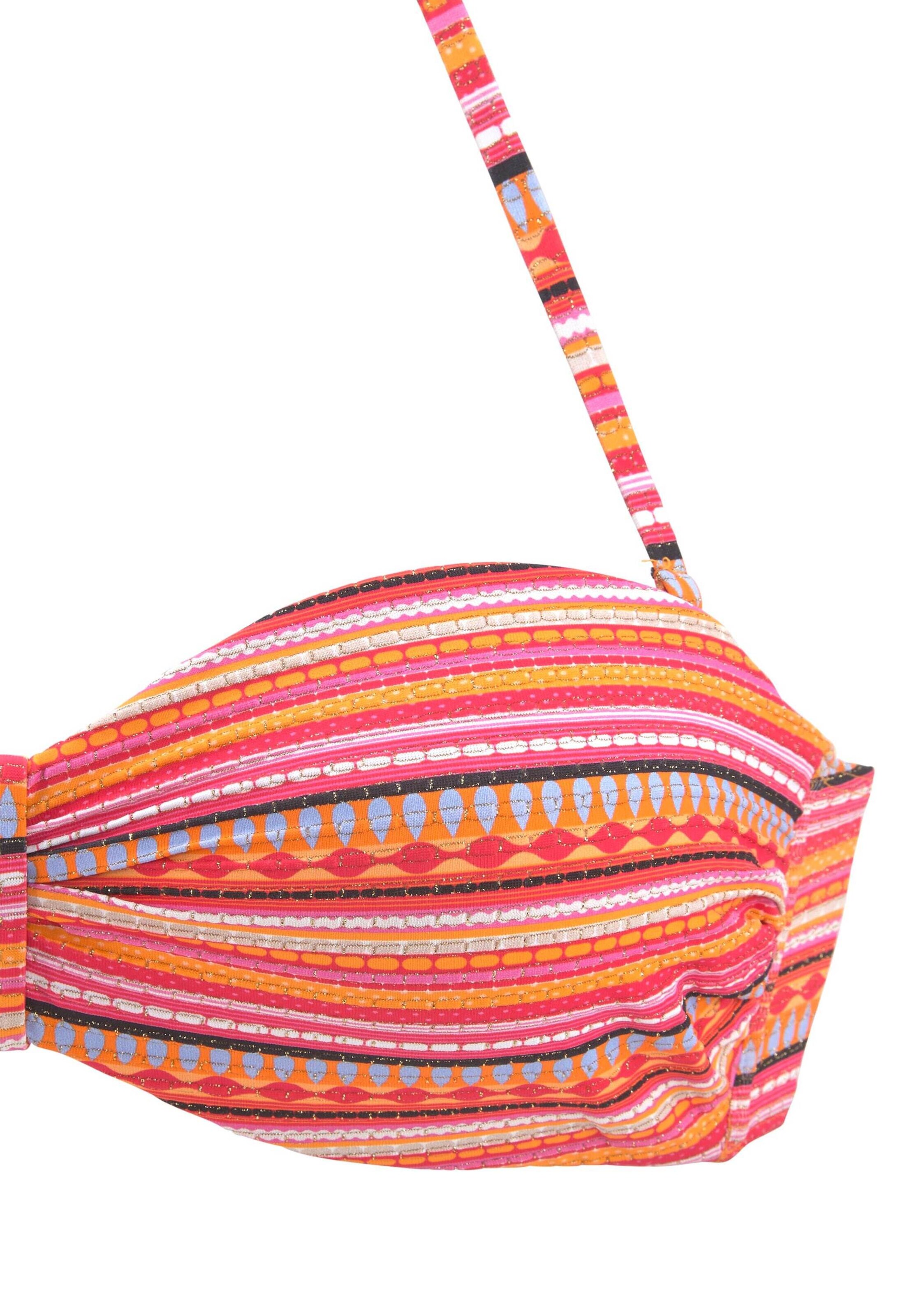 LASCANA Bandeau Bikini in Orange