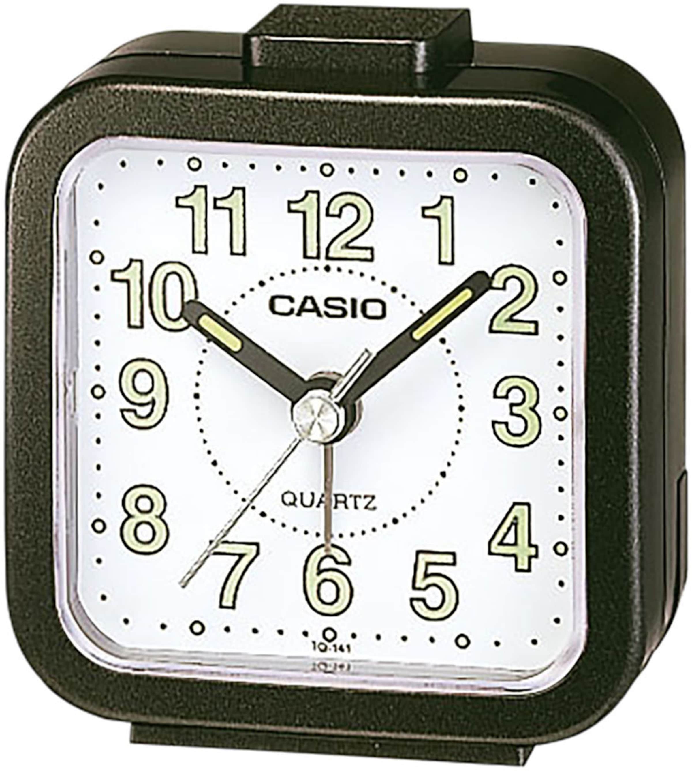 CASIO Wecker in Schwarz: Vorderseite