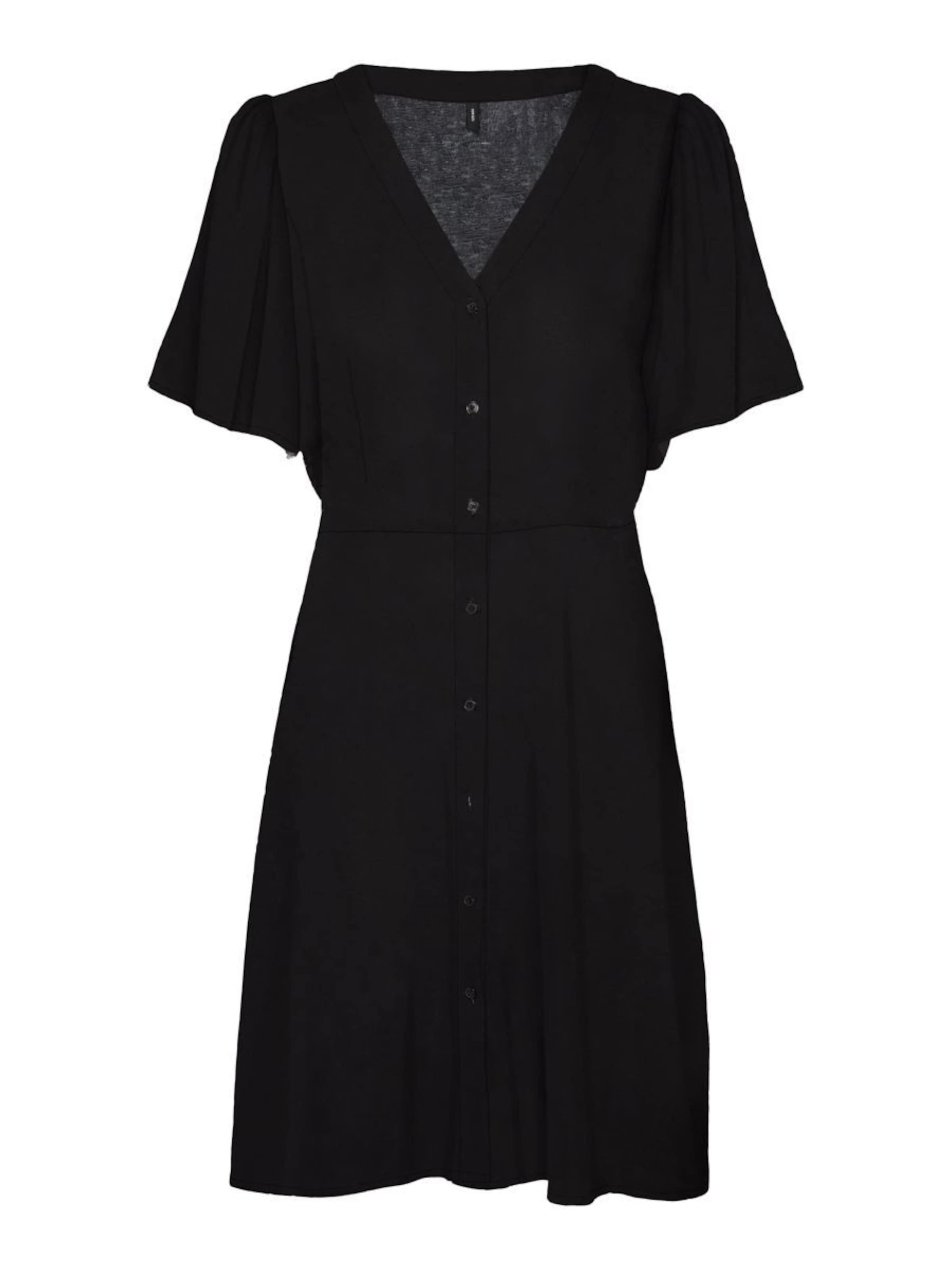 VERO MODA Kleid 'Alba' in Schwarz: Vorderseite