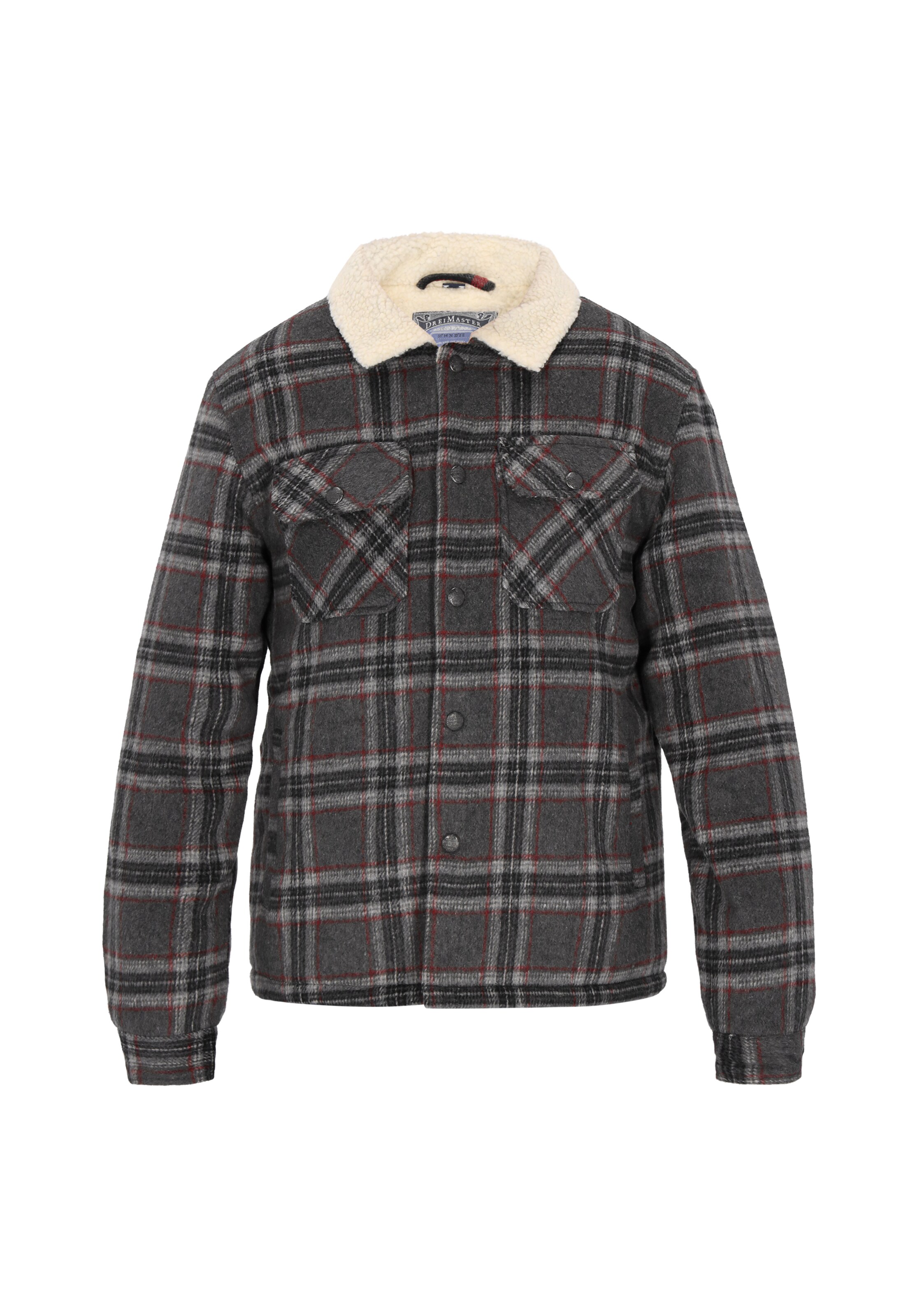 DreiMaster Vintage - Casaco meia-estação 'Vintage' em cinzento: frente