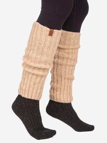 Vivisence Handschoenen met korte vingers '7301 Set' in Beige