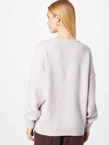 Urban Classics - Pullover 'Chunky Fluffy' em roxo