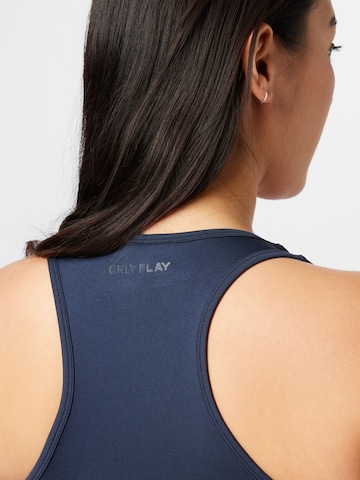 Only Play Curvy Bustier Sport-BH 'DAISY' in Blau