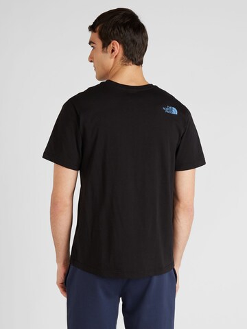 THE NORTH FACE T-Shirt 'MOUNTAIN LINE' in Schwarz