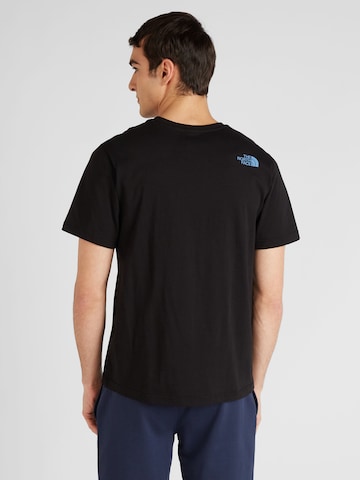 THE NORTH FACE - Camiseta 'MOUNTAIN LINE' en negro