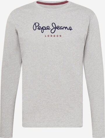 Pepe Jeans - Camiseta 'EGGO' en gris: frente