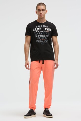 CAMP DAVID Tapered Pants in Orange
