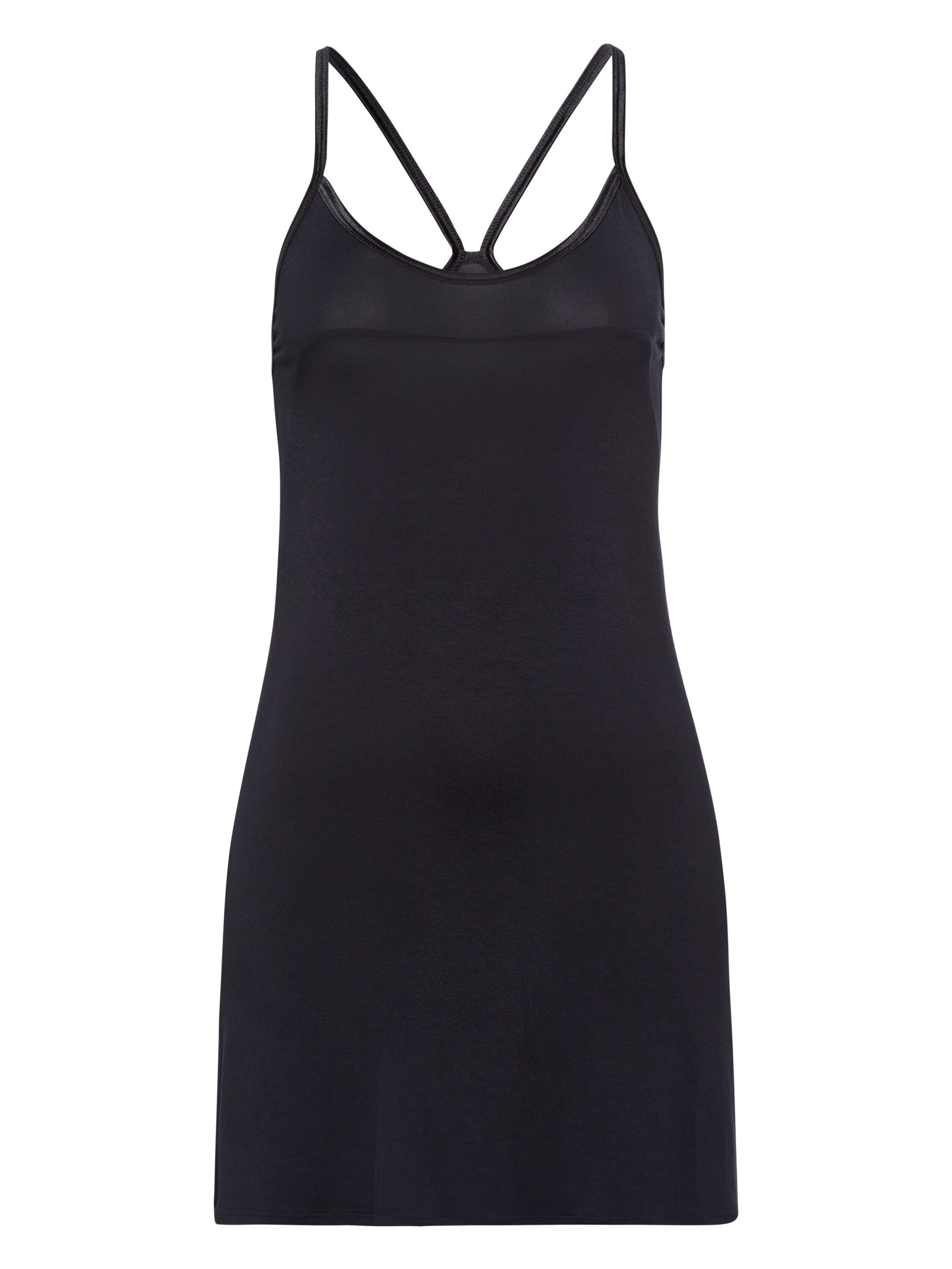 Chemise de nuit 'Celi' Myjama en noir : devant