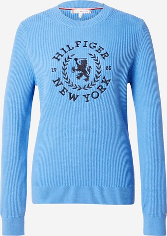 Pull-over TOMMY HILFIGER en bleu : devant