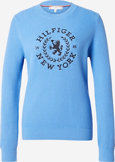 TOMMY HILFIGER Pull-over en bleu marine / bleu clair, Vue avec produit