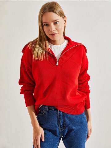 Bianco Lucci Trui in Rood: voorkant