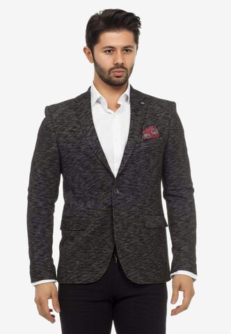 CIPO & BAXX Regular fit Colbert in Zwart: voorkant