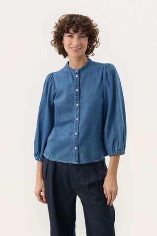 Part Two Blouse 'Nicolie' in Blue: front