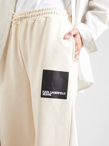 KARL LAGERFELD JEANS Zúžený Kalhoty – šedá