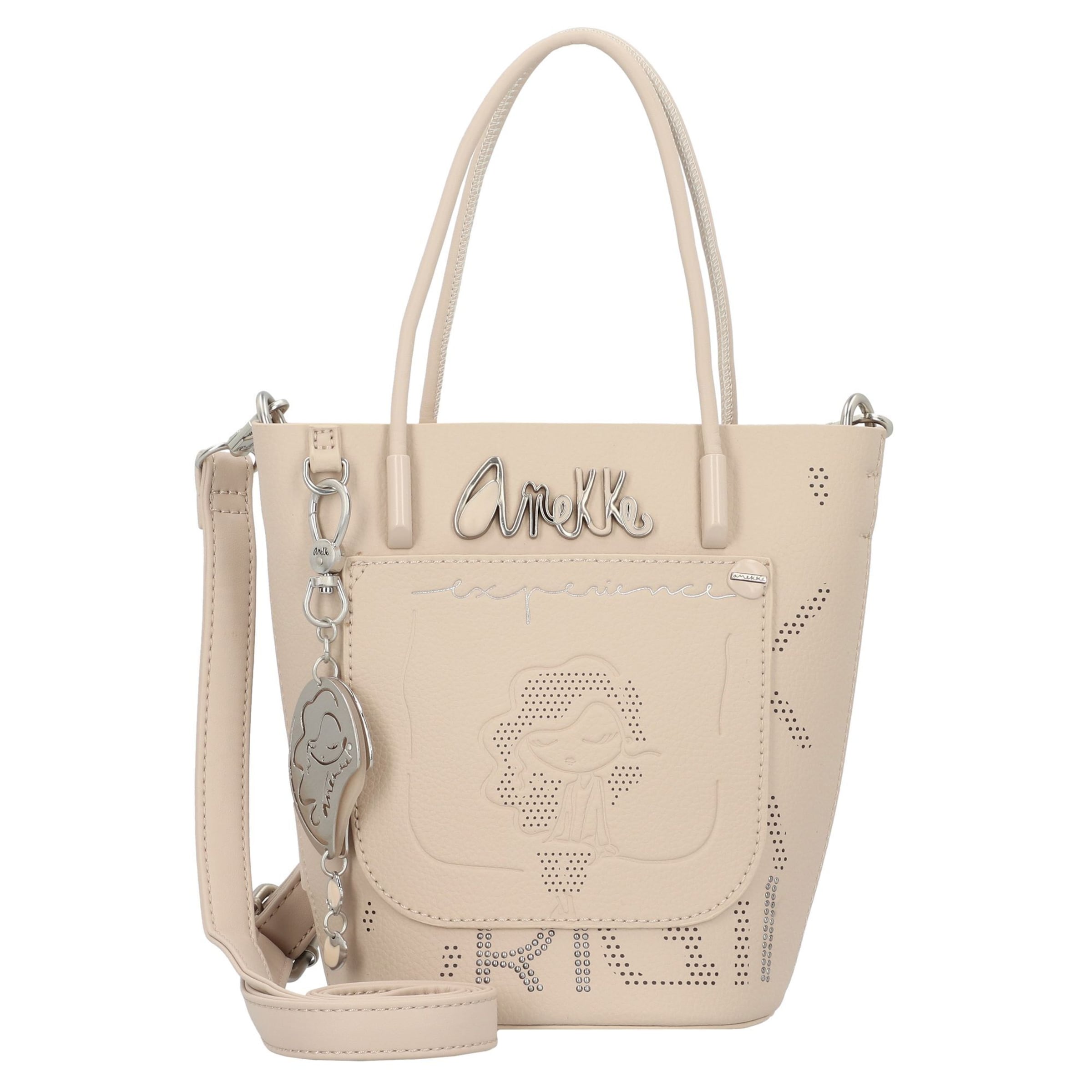 Anekke Handtasche in Beige: Vorderseite
