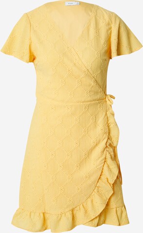 VILA Letní šaty 'VIDELEA' – žlutá: přední strana