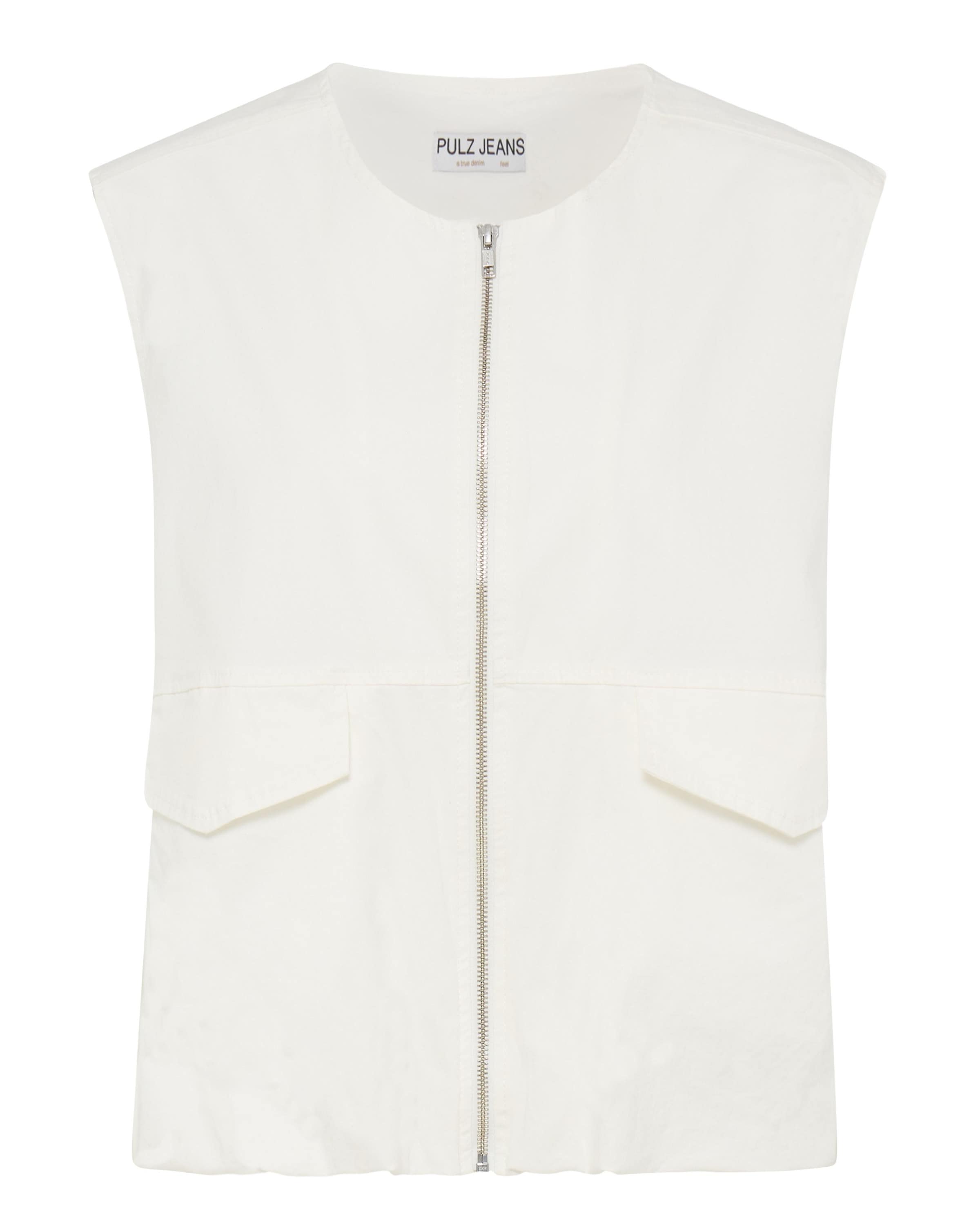 Pulz Vest i hvid: forside