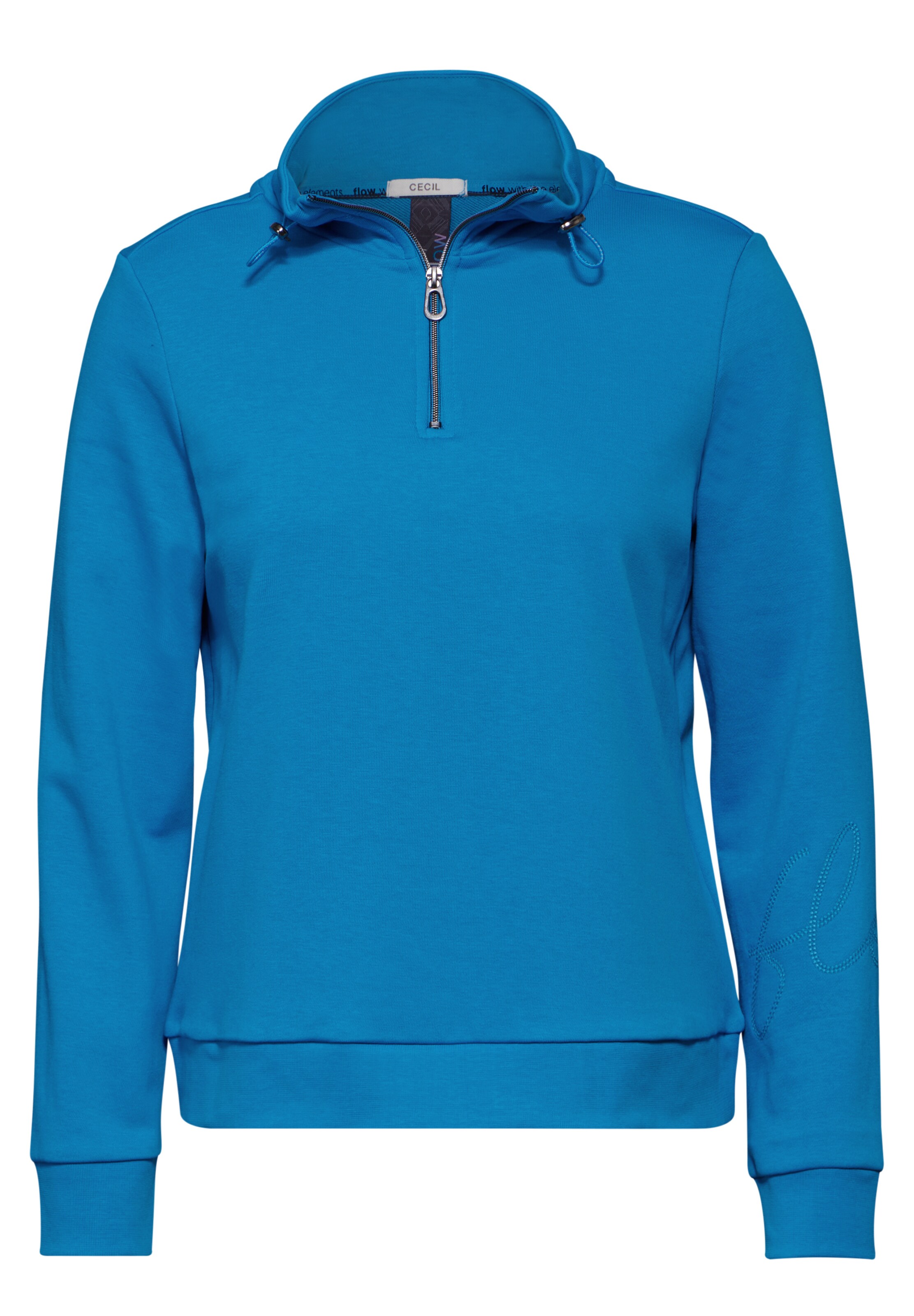 CECIL Sweatshirt in Blau: Vorderseite