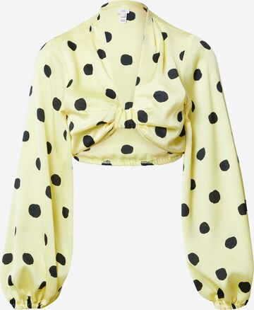 River Island Top in Yellow: front