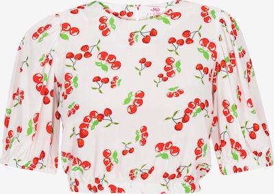 swirly Pusero värissä ruohonvihreä / kirsikanpunainen / valkoinen, Tuotenäkymä