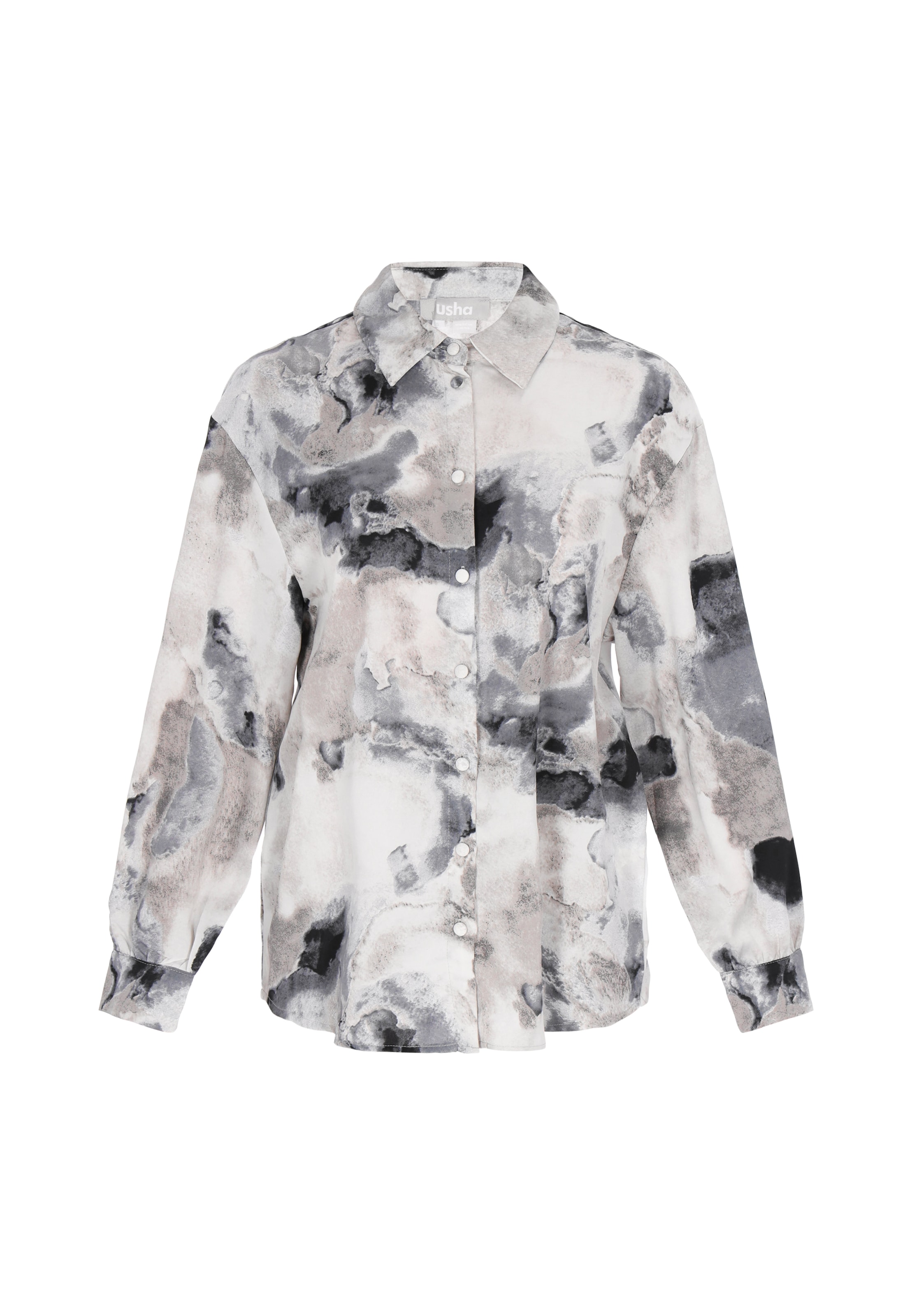 Usha - Blusa em cinzento: frente