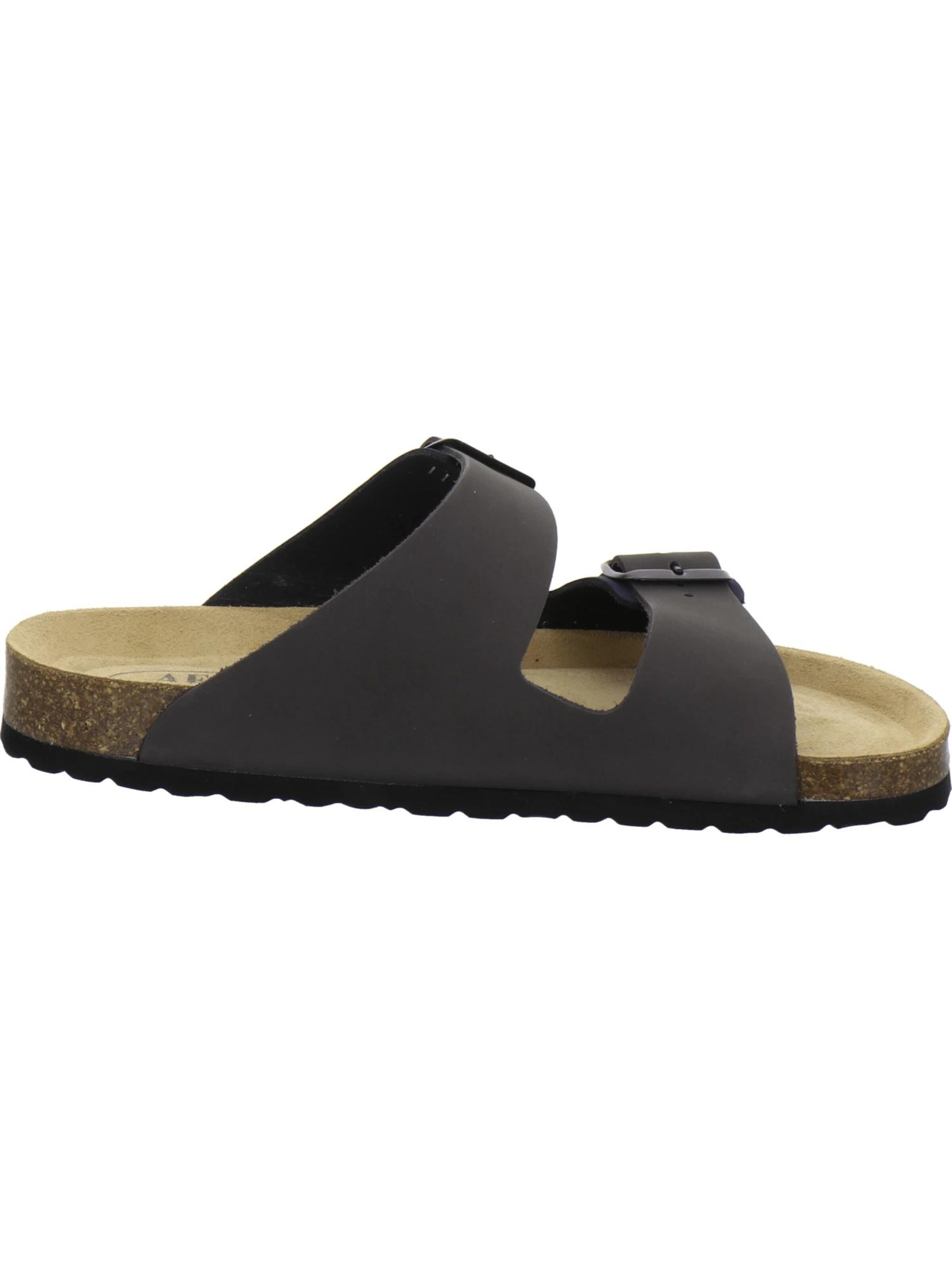Mule 'Pantoletten Herren Zweischnaller navy-stone Nubukleder' AFS-Schuhe en bleu
