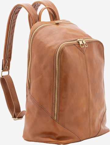Viola Castellani Backpack in Brown: front