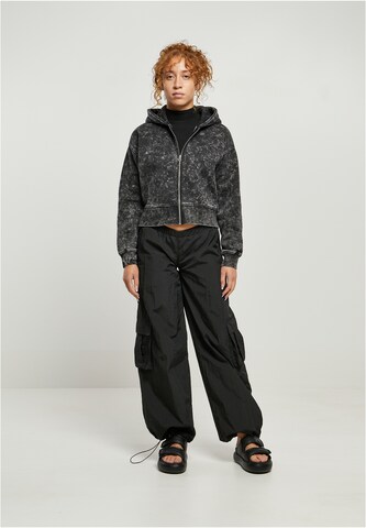 Urban Classics - Sudadera con cremallera en negro