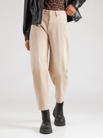 Barrel Pantalon '94IDA' Gang en marron : devant